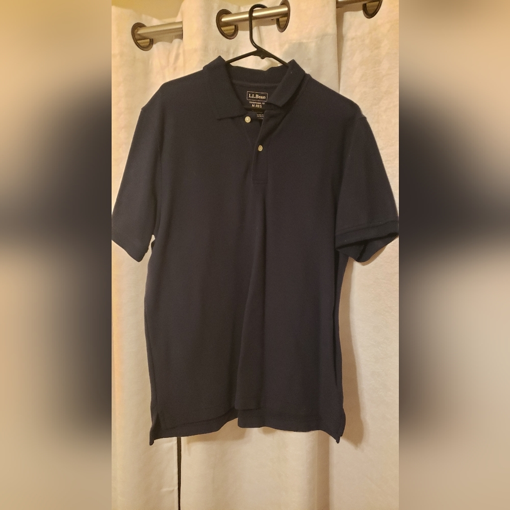 LL Bean Medium Polo Dark Blue